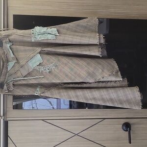 "Boho","cottagecore,aysemetrical Plaid/patchwork,skirt" By"FENDI"🌻